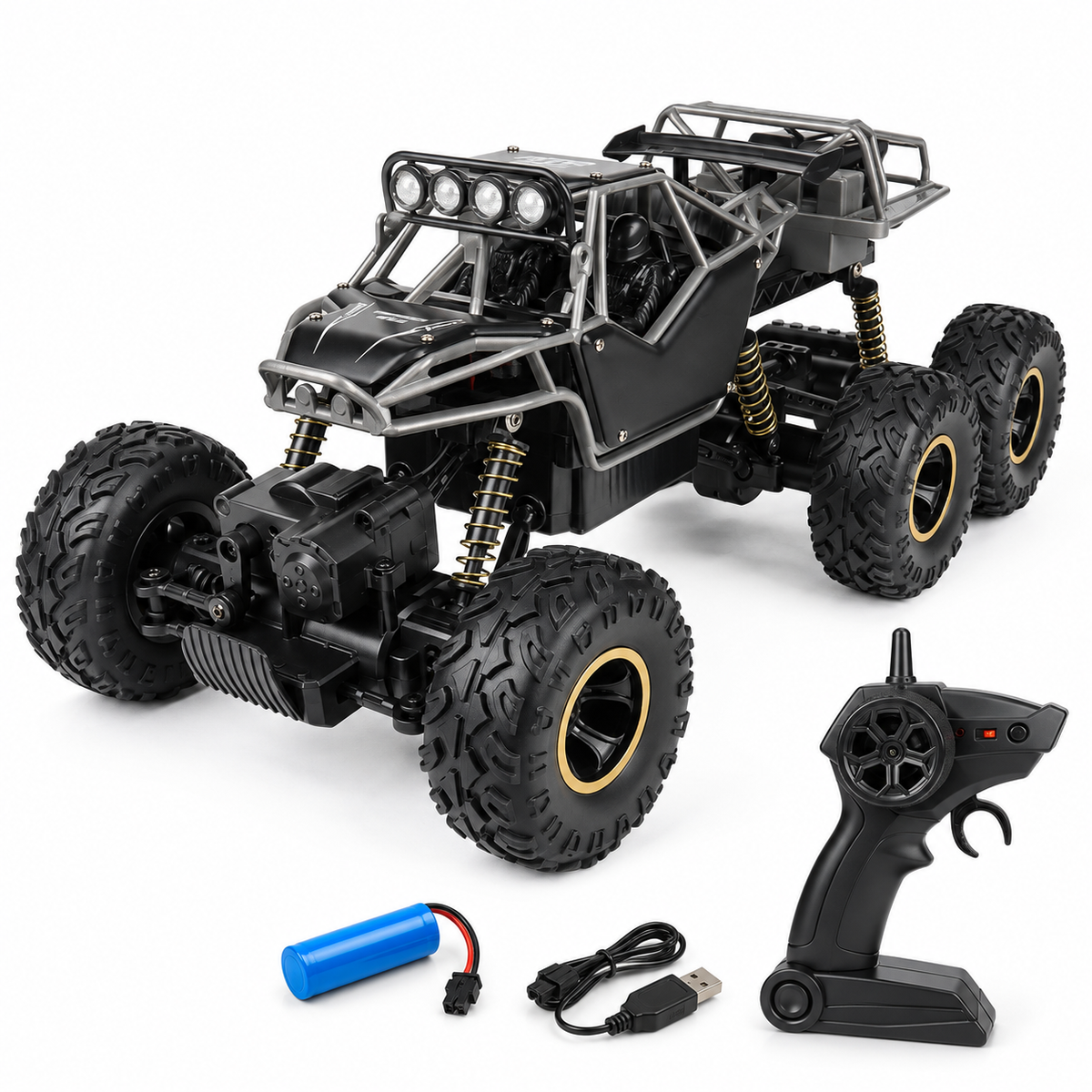 1:12 Alloy 6-Wheel RC Adventure Truck for Kids & Families