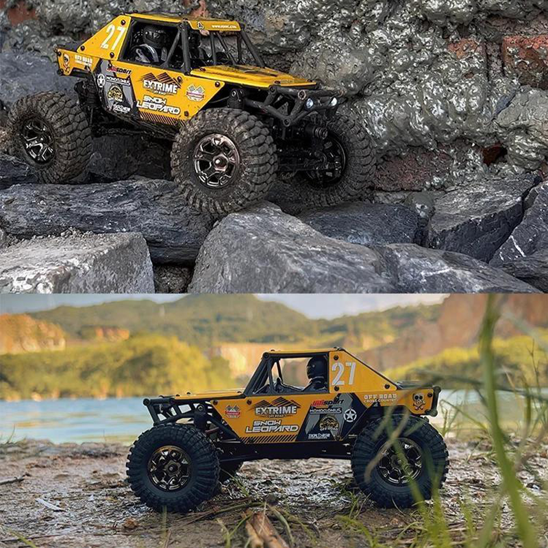 1/24 4WD 4-Wheel Steering Crawler Off-Road Vehicle (with Outrunner Motor)