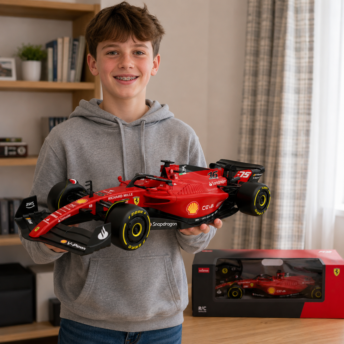 1:12 F1 Remote Control Race Car – 20 KM/H+USB Rechargeable Collector Edition