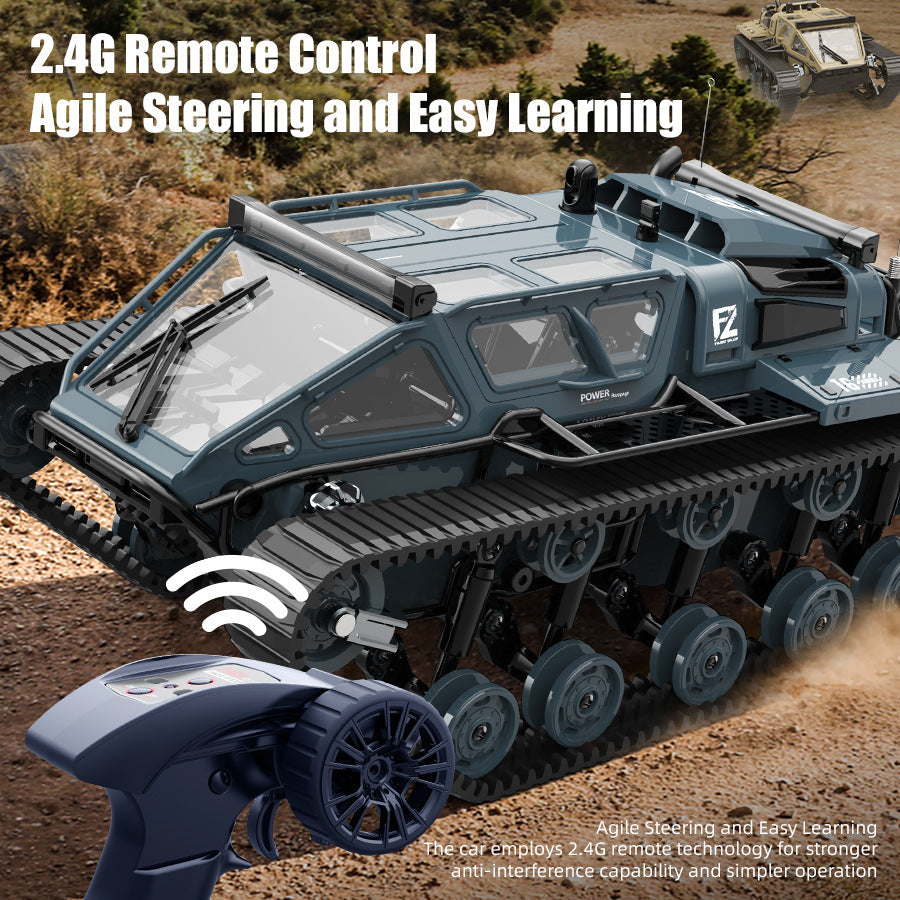 1/12 Military Tracked Off-Road Remote Control Tank