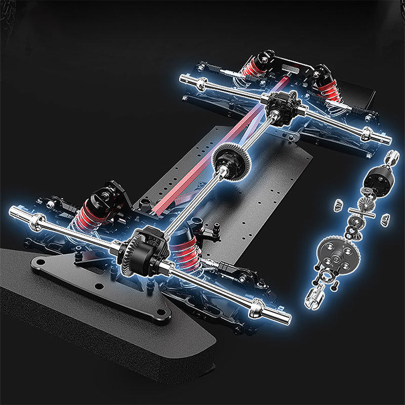 1/7 Scale Brushless RC Off-Road/Drift/Rally Car – C3 (On-Road/Rally Style)