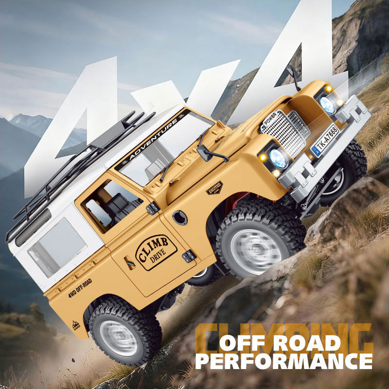 1/10 Scale 4WD Mechanical-Shift Defender RC Crawler