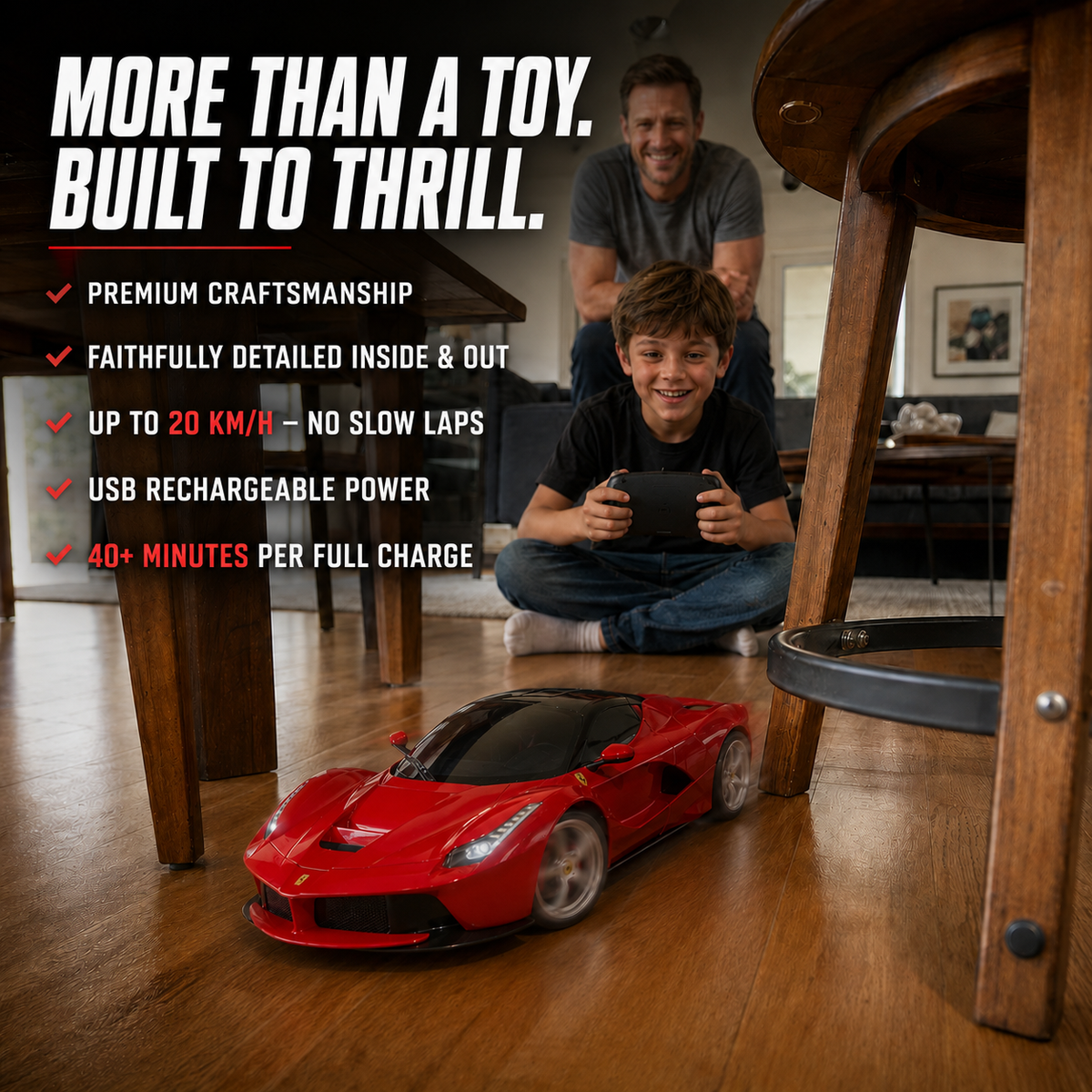 1:14 RC Ferrari Supercar Collection with Lights & Opening Door