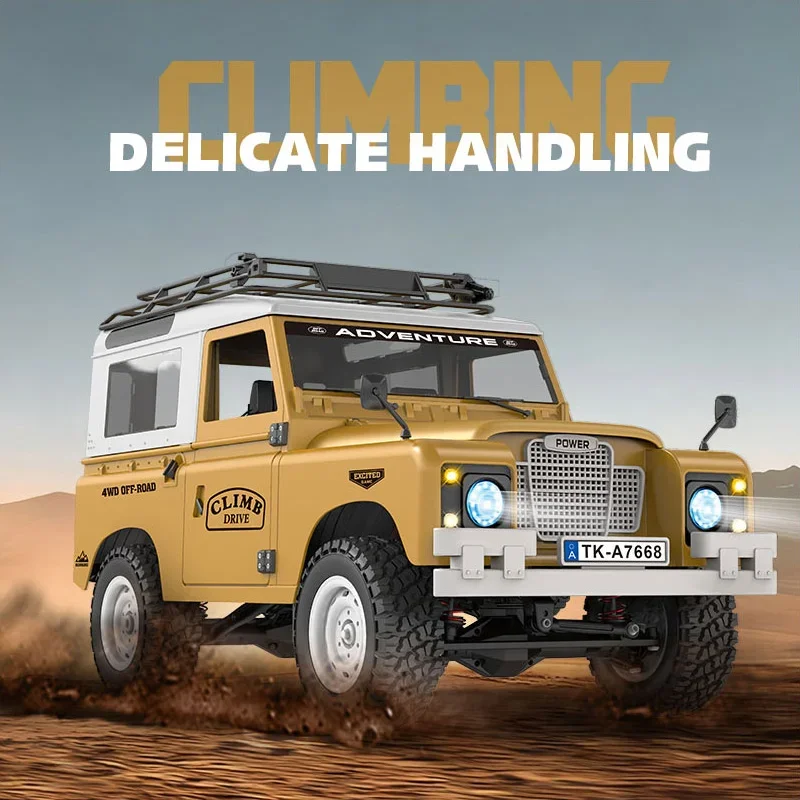 1/10 Scale 4WD Mechanical-Shift Defender RC Crawler