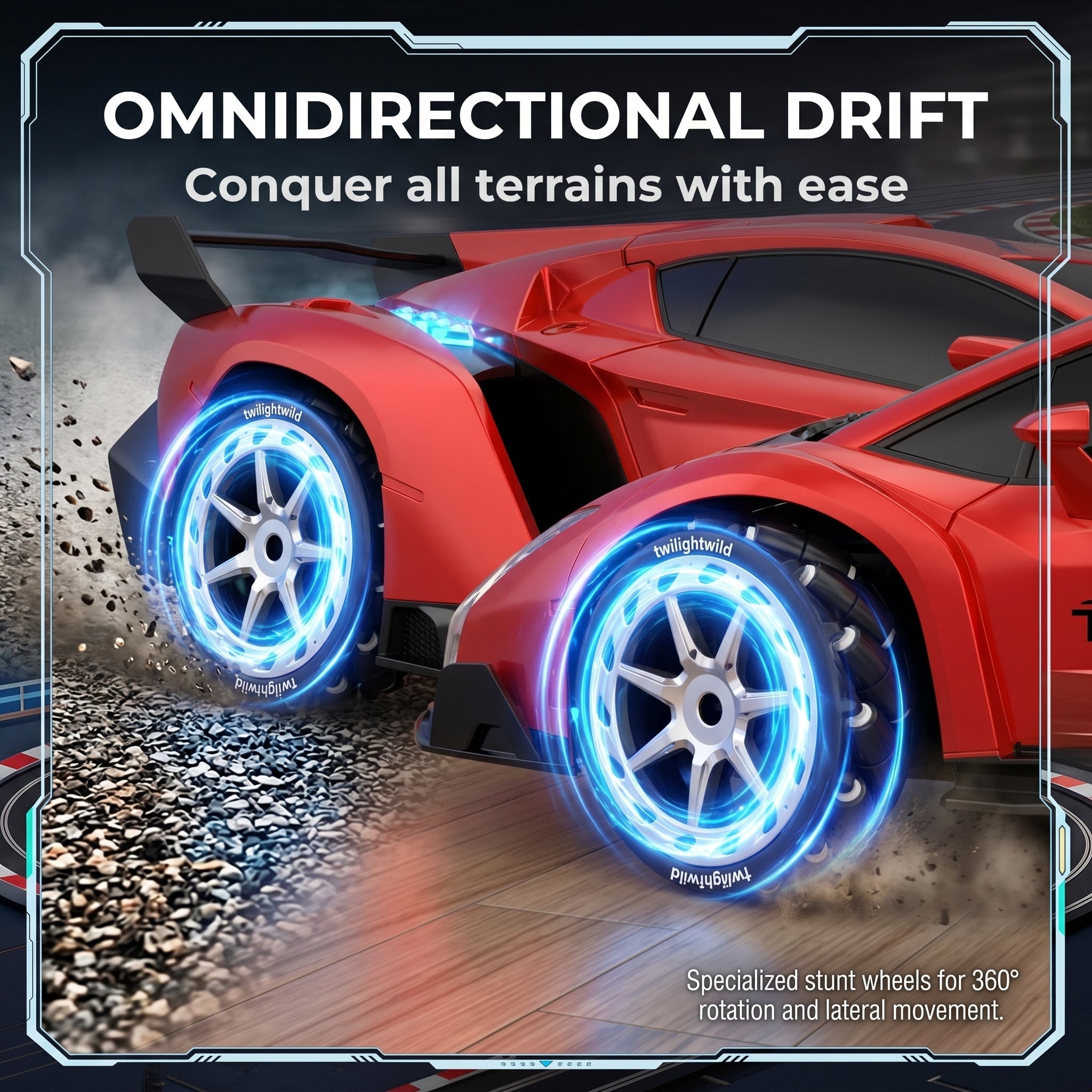 50CM Spray Sensor Remote Control Transforming Car
