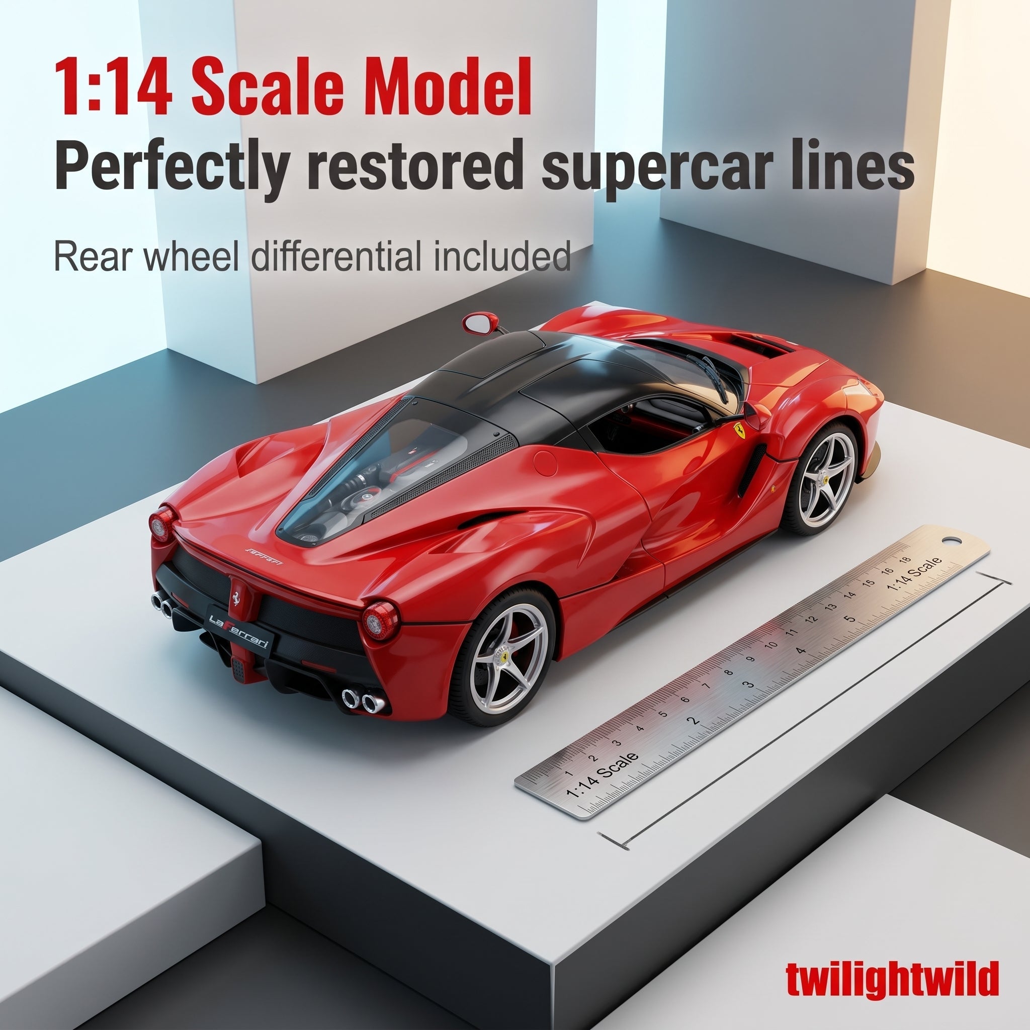 Ferrari 1:14 Enzo 458 RC Car, USB Charging Model Race Car