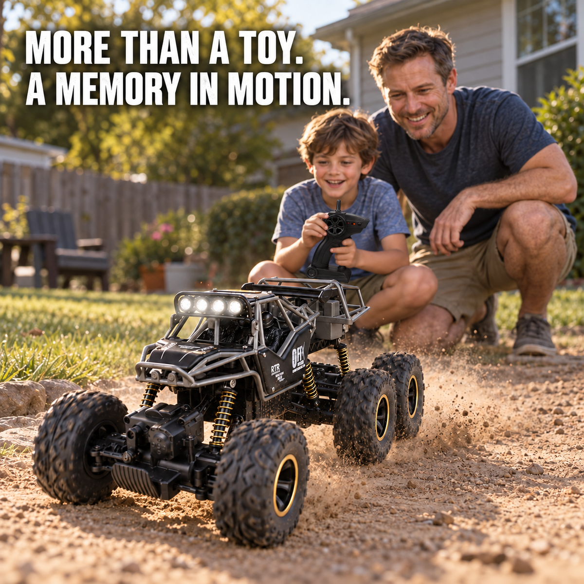 1:12 Alloy 6-Wheel RC Adventure Truck for Kids & Families