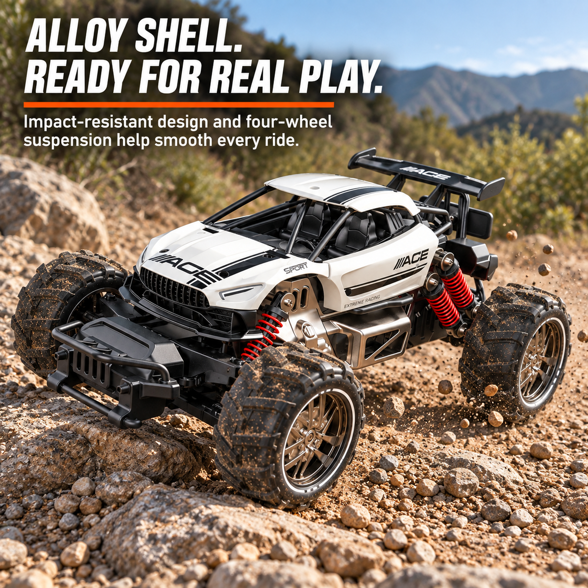 1:14 Alloy All-Terrain RC Car for Kids & Parents