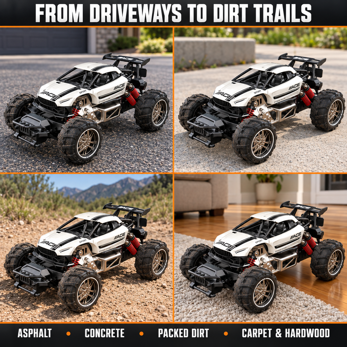 1:14 Alloy All-Terrain RC Car for Kids & Parents