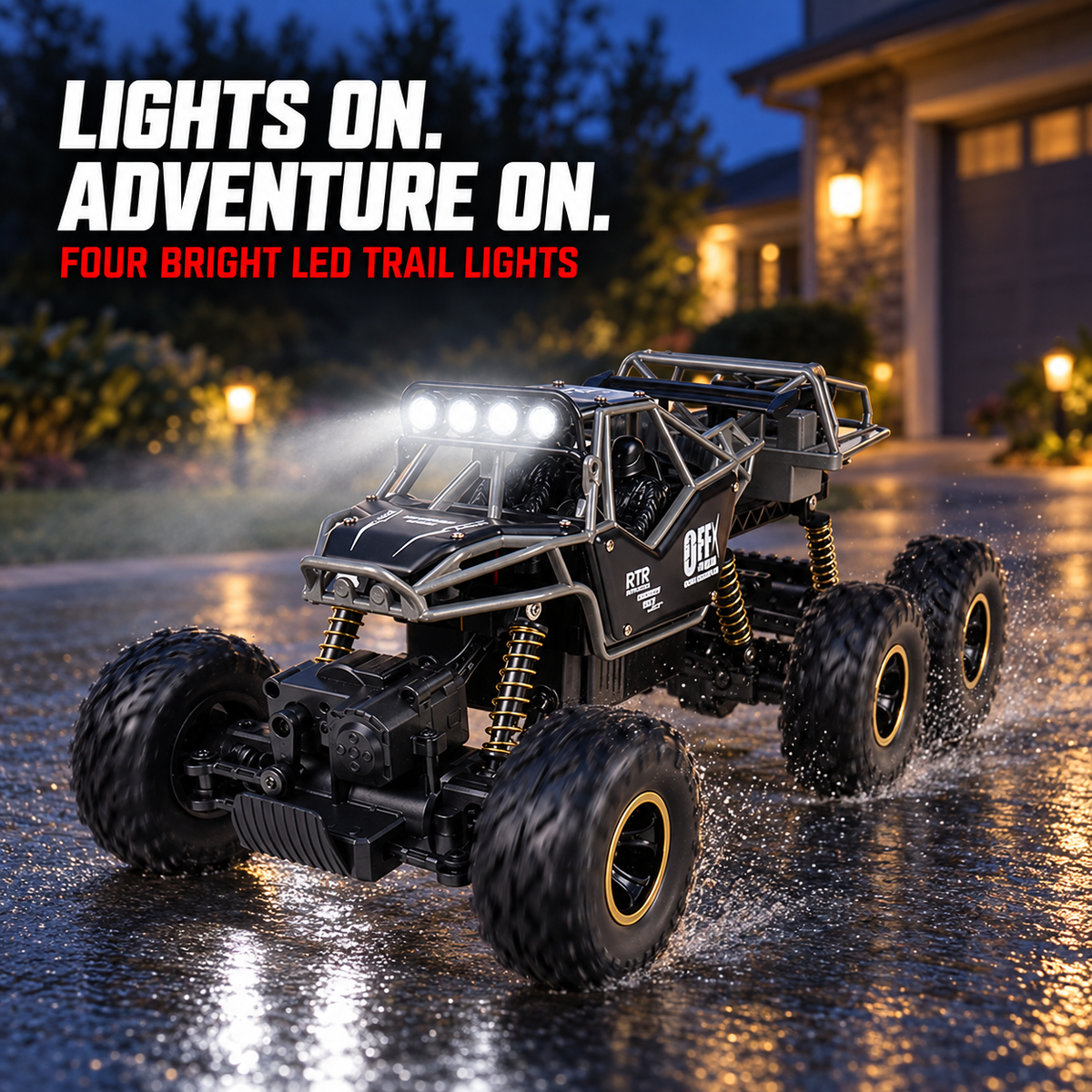 1:12 Alloy 6-Wheel RC Adventure Truck for Kids & Families
