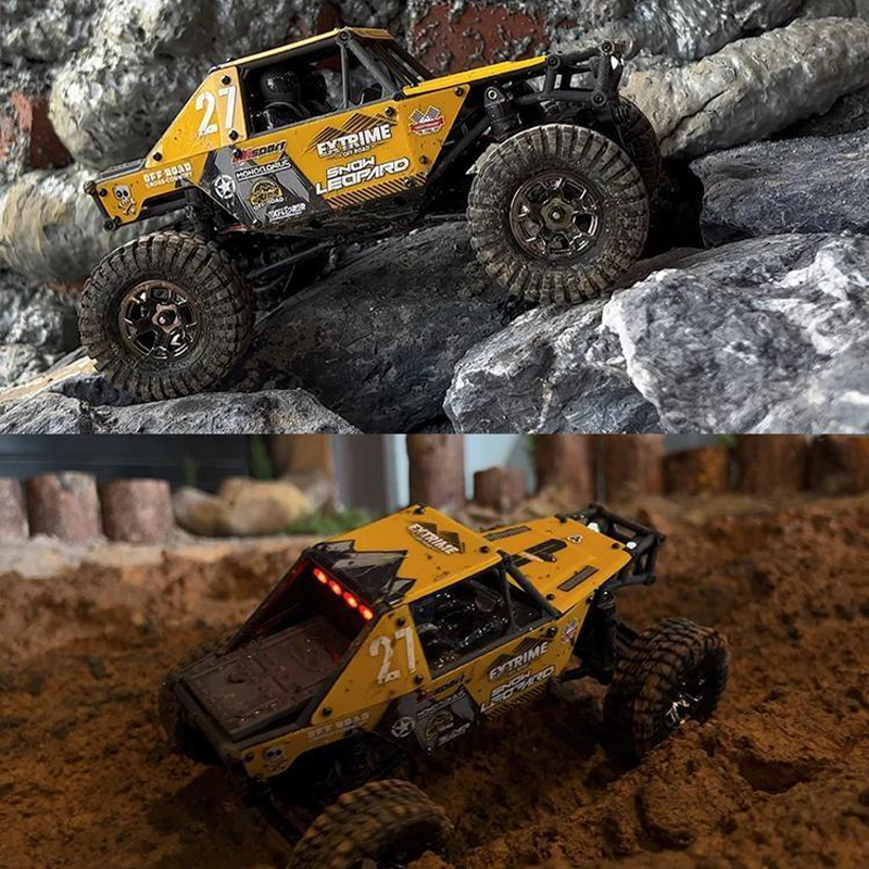 1/24 4WD 4-Wheel Steering Crawler Off-Road Vehicle (with Outrunner Motor)