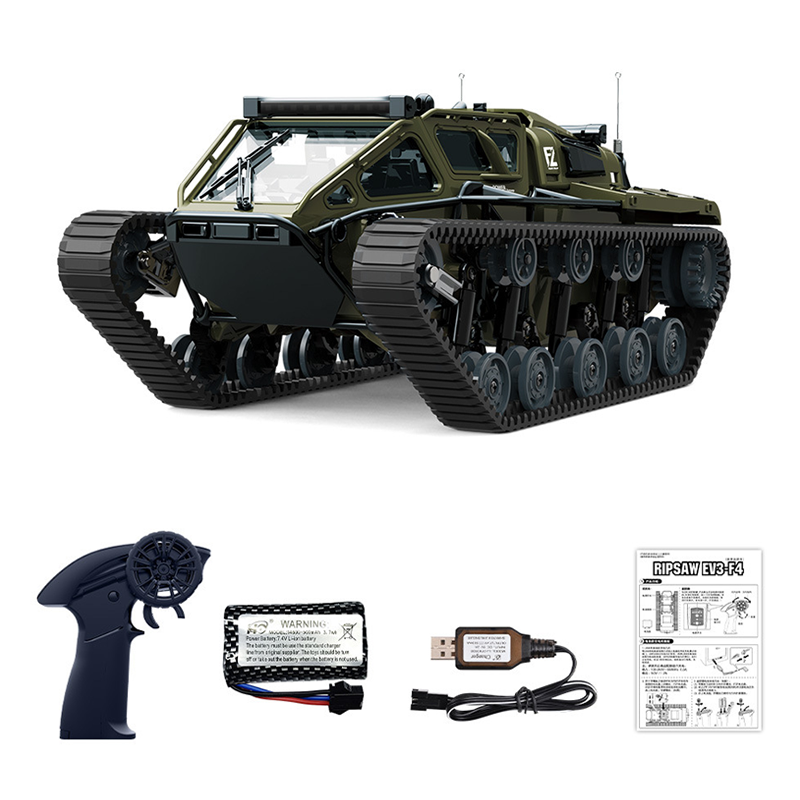1/12 Military Tracked Off-Road Remote Control Tank