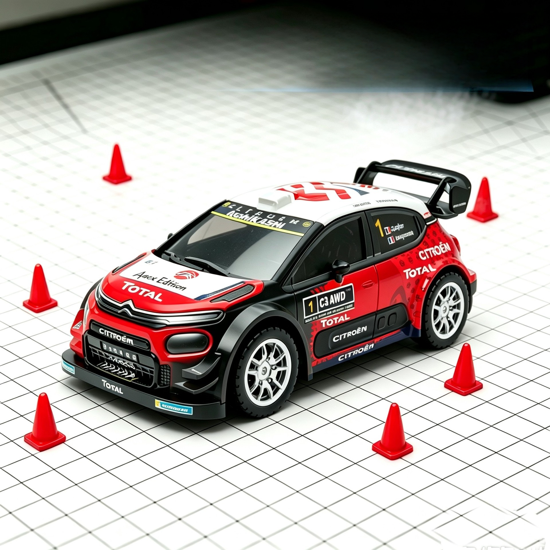 1/7 Scale Brushless RC Off-Road/Drift/Rally Car – C3 (On-Road/Rally Style)