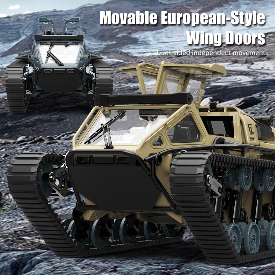 1/12 Military Tracked Off-Road Remote Control Tank