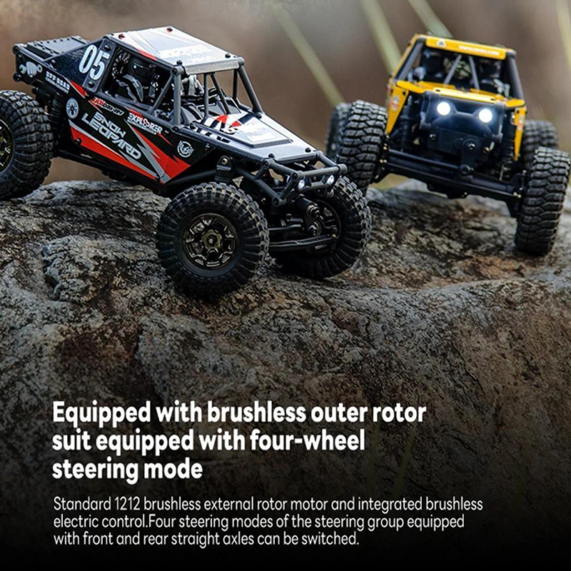 1/24 4WD 4-Wheel Steering Crawler Off-Road Vehicle (with Outrunner Motor)
