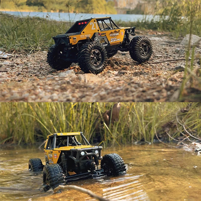 1/24 4WD 4-Wheel Steering Crawler Off-Road Vehicle (with Outrunner Motor)