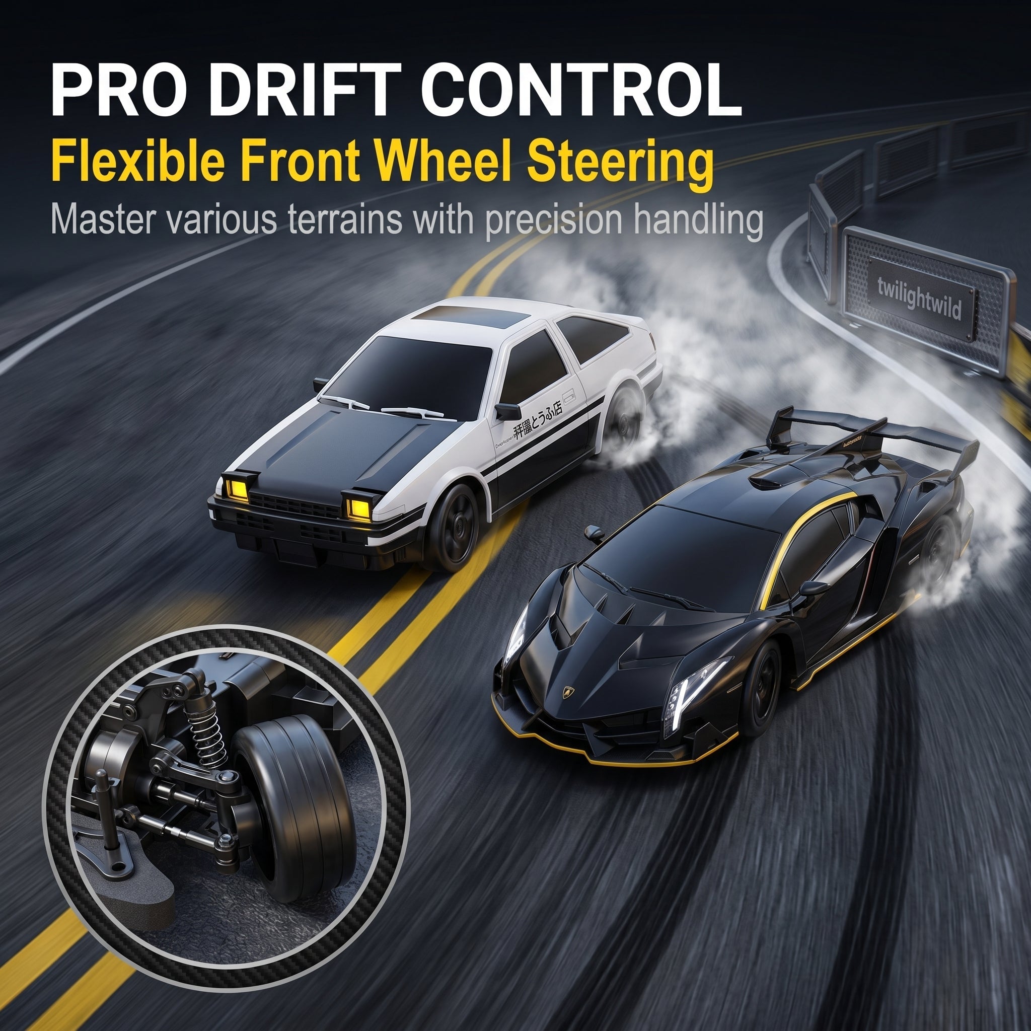RC Professional Racing Remote Control High-Speed Drift Racing Car