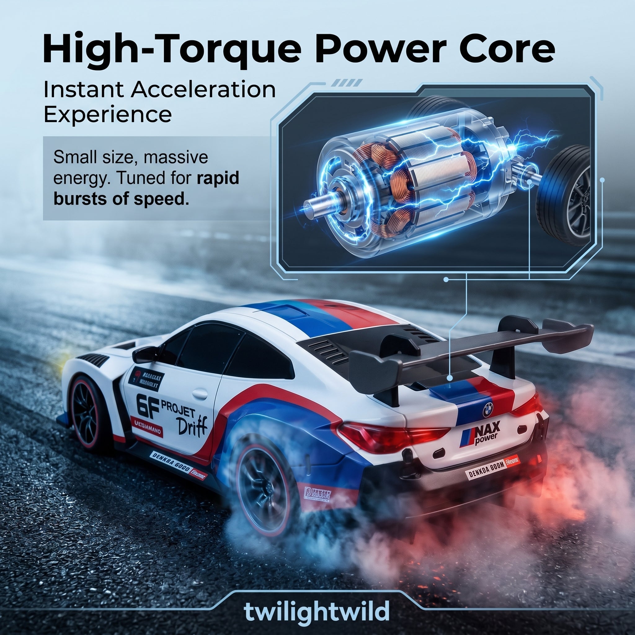 RC Professional High-Speed 4WD Drift Racing Car for Children