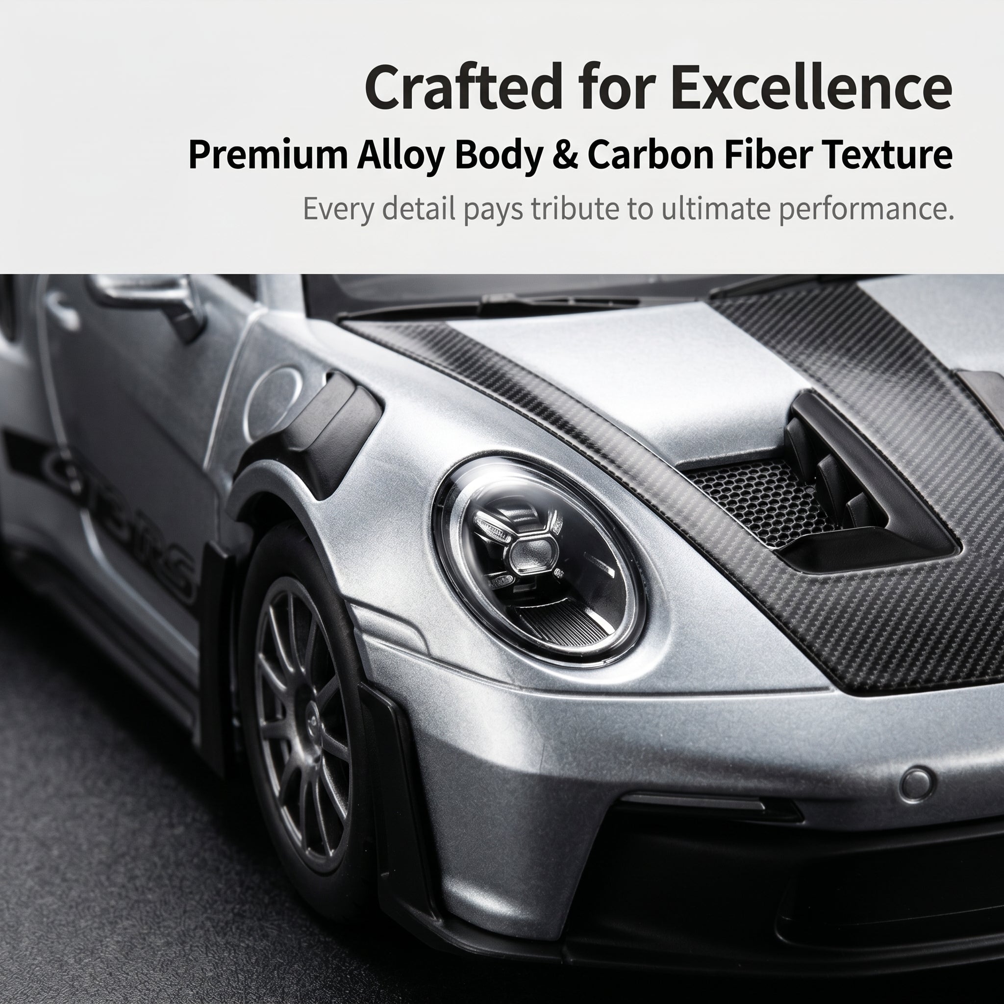 1:43 RC 4WD Drift Alloy Supercar Desktop Remote Control Car