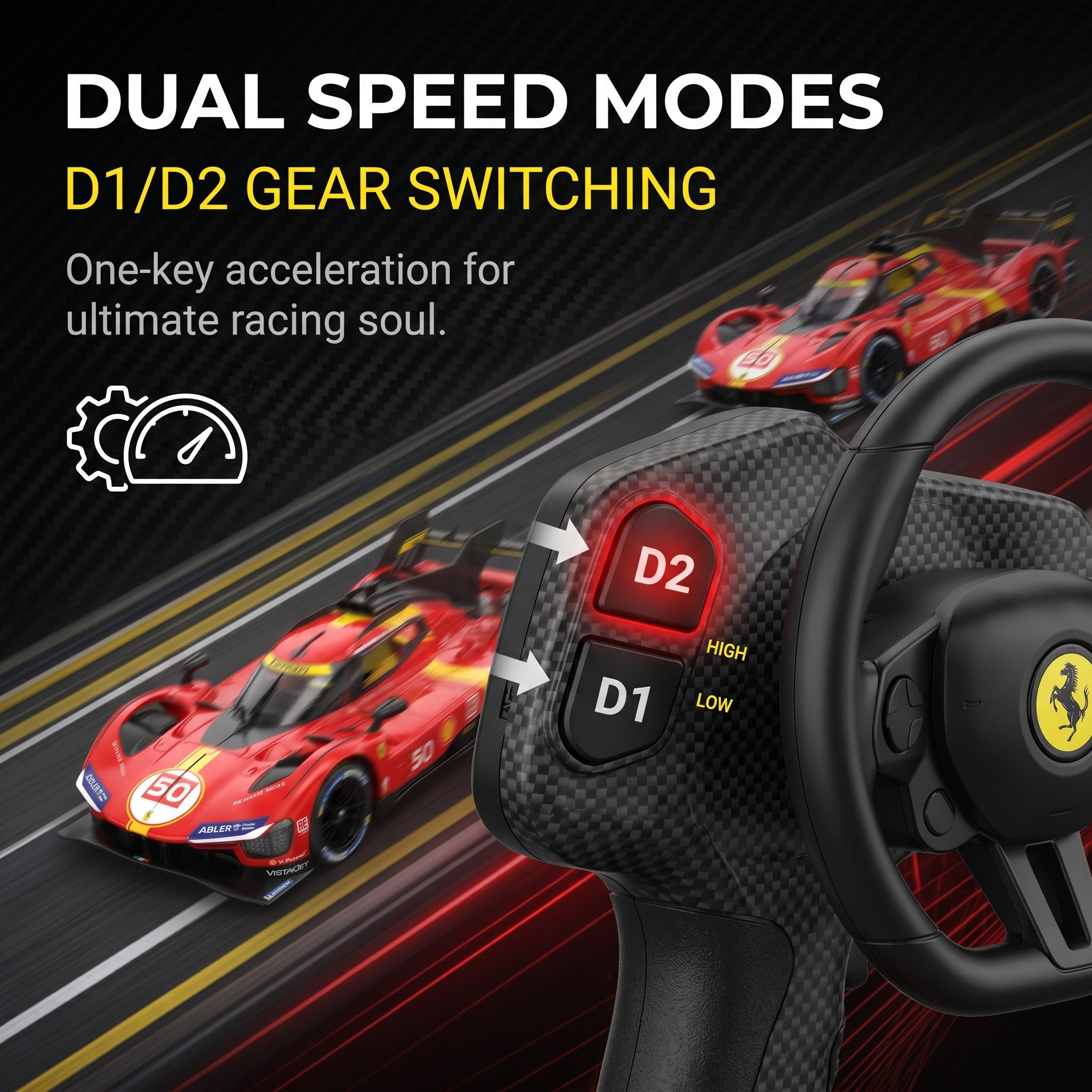 Ferrari 499P High Speed RC Racing Car Toy for Boys & Kids