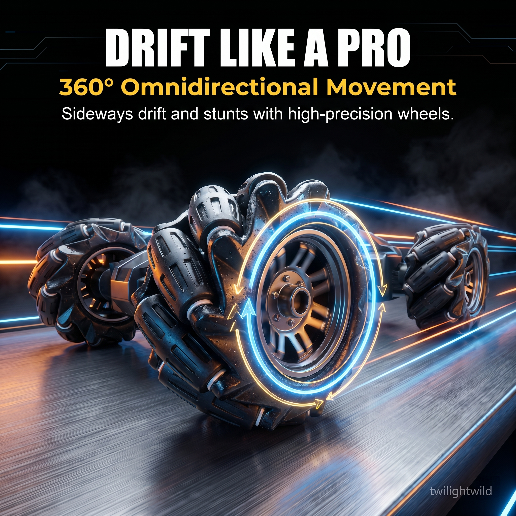 Large Scale RC Transforming Car - 50CM 4WD Drift Racing Supercar
