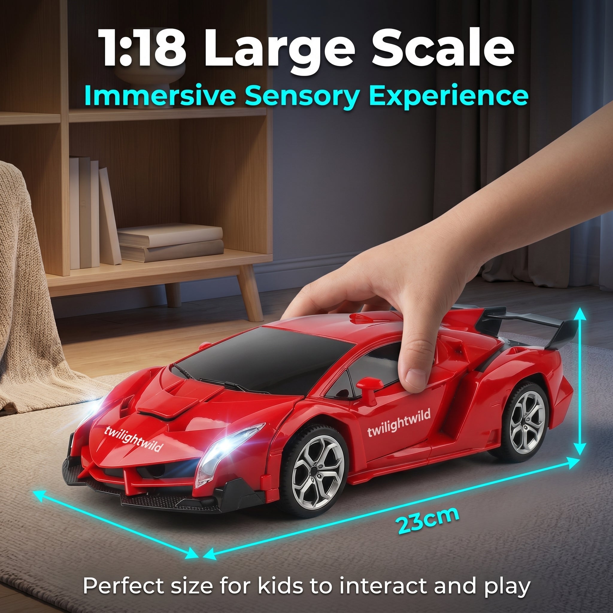 2.4G One-Click Remote Control Transforming Car
