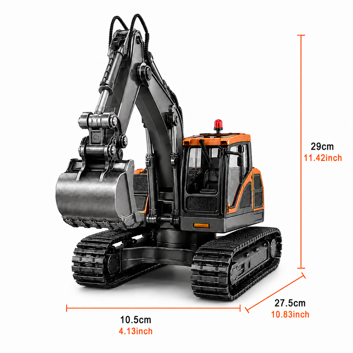 Realistic RC Construction Vehicles – Excavator, Dump Truck & Bulldozer with Alloy Parts